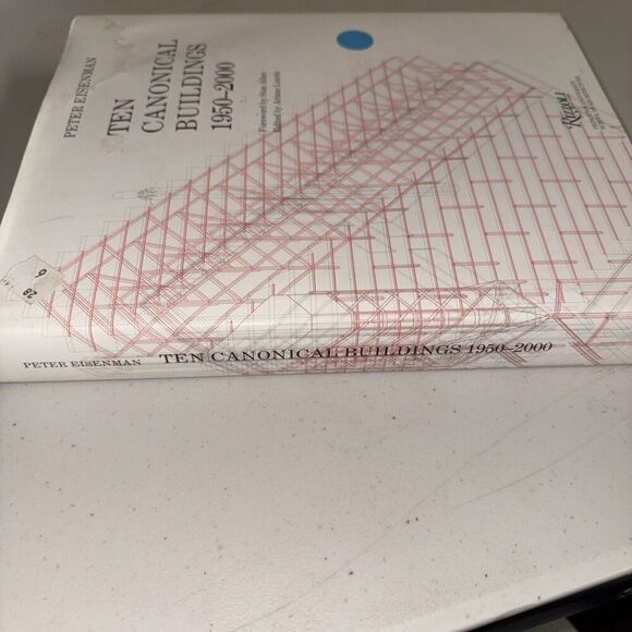 Ten Canonical Buildings 1950-2000. Peter Eisenman. Hardcover DJ - Picture 2 of 8